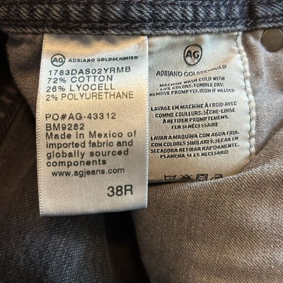 AG ADRIANO GOLDSCHMIED denim jeans the tellis modern slim 38R 38 R - Picture 6 of 6